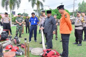 Hadapi Kemarau, Tim Karhutla Gelar Apel Siaga.