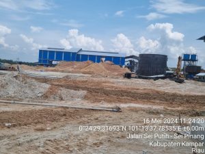 Diduga Tak Kantongin Izin Pembangunan Pabrik Kelapa Sawit Di Kampar, Disegel TIM Yustisi