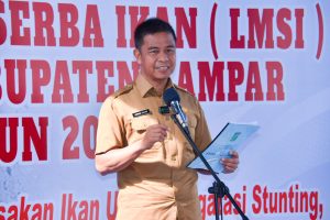 Diikuti 21 peserta dari seluruh kecamatan,PJ Sekda Kampar Ahmad Yuzar Buka secara resmi Lomba Masak Ikan