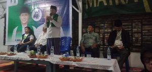 Paslon Bupati/Wakil Bupati Rohul H Indra Gunawan Dan Abdul Haris Saat Kampanye Tatap Muka Di Desa Suka Damai,