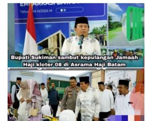 Bupati Rohul H Sukiman Sambut Kepulangan 442 Jemaah Haji