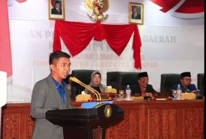 Fraksi Nasdem DPRD Kabupaten Kampar sampaikan pandangannya terhadap APBD Kampar