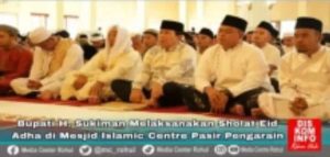 Bupati Rohul dan Forkopimda Rohul Shalat Idul Adha 1445 H Bersama Ribuan Masyarakat