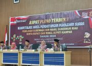 KPU Kampar gelar rapat pleno terbuka