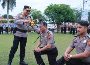 Kapolres Kampar Pimpin Sertijab Kabag Ops dan Kapolsek di Jajaran Polres Kampar