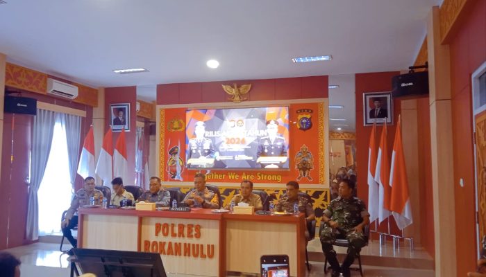 Polres Rokan Hulu Tuntaskan 819 Kasus Kriminal Sepanjang Tahun 2024