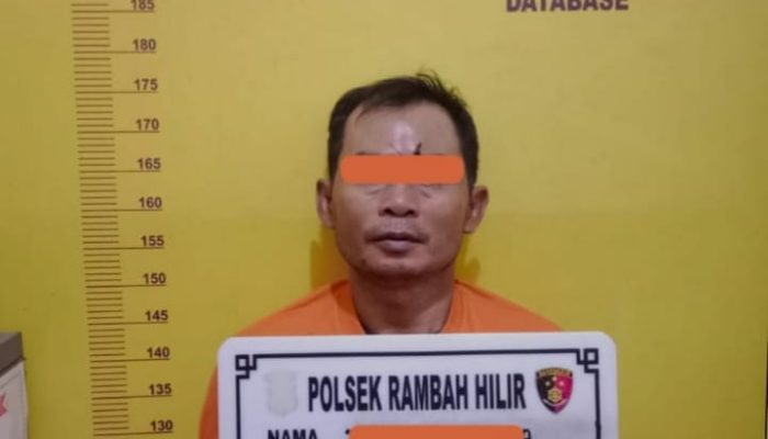 Polsek Rambah Hilir Tangkap Pelaku Penggelapan Sepeda Motor di Rokan Hulu