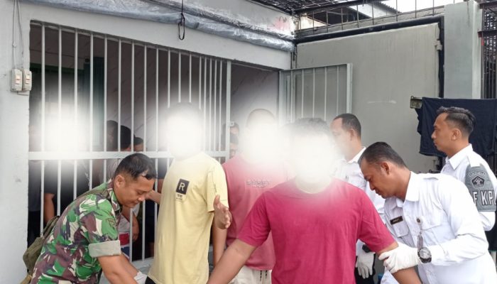 Lapas Pasir Pangaraian Gencar Wujudkan Zero Halinar, Gandeng TNI Geledah Hunian dan Tes Urine