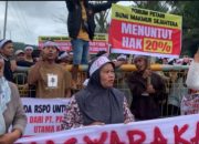 Warga Kabun Gelar Aksi Tuntut Hak Lahan KKPA, PT Padasa Enam Utama Jadi Sorotan