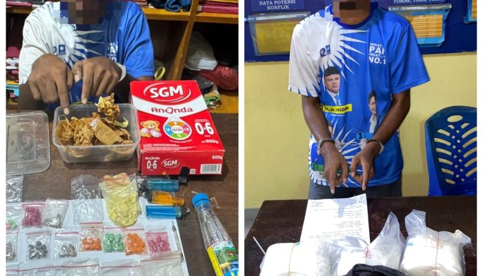 Menjelang Pensiun Kapolsek Siak Hulu Bongkar Gudang Narkoba