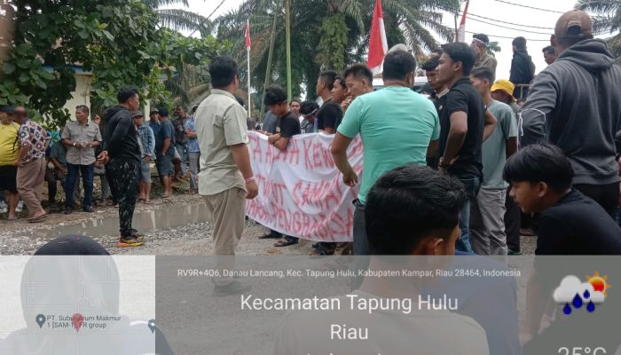 Masyarakat Desa Danau Lancang Tuntut Hak CSR dan Lahan di PT. SAM 1