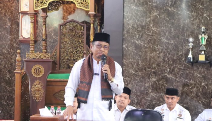 Semangat Warga Binaan Lapas Pasir Pangaraian Ikuti Peringatan Isra Mi’raj dengan Tausiah Inspiratif