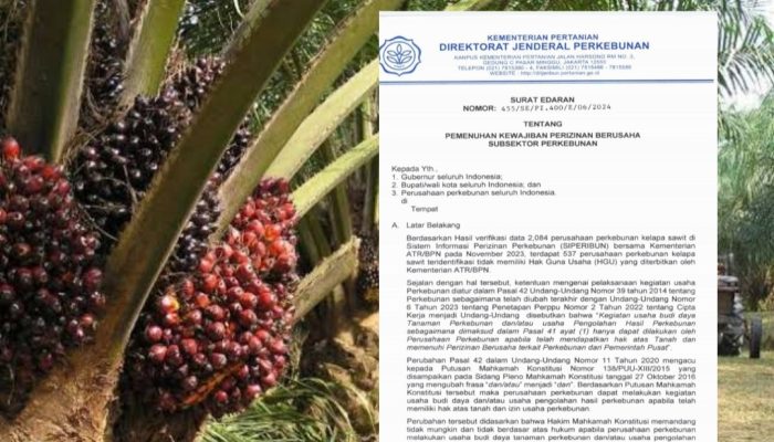 Pj Bupati Kampar Abaikan Surat Edaran Dirjen Kementan RI