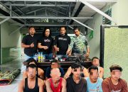 Tim Intel Kodim 0313/KPR dan Polsek Tambusai Amankan 9 Pengedar Narkoba di Batang Kumu