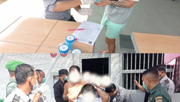 Lapas Pasir Pangaraian Razia Blok Hunian & Tes Urine WBP, Pastikan Ramadhan Berjalan Kondusif