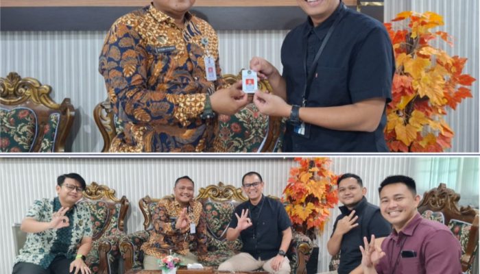 BRI Pasir Pangaraian Serahkan ID Card Brizzi Pegawai Lapas Pasir Pangaraian
