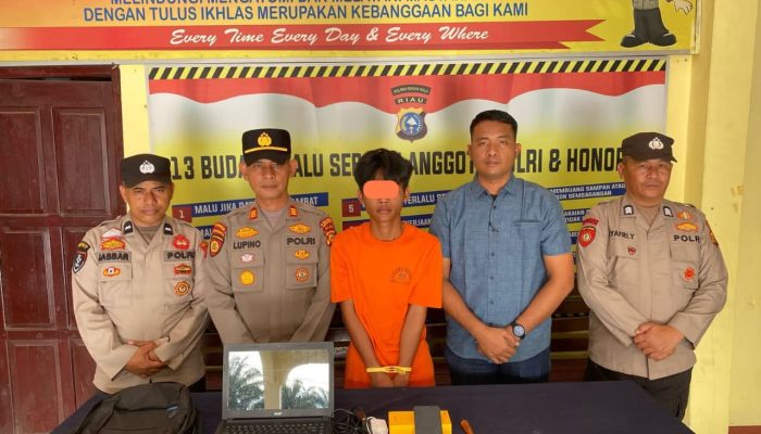 Kapolsek Kabun AKP Efendi Lupino SH Berhasil Ungkap KASUS (Curat) Dalam Hitungan Jam