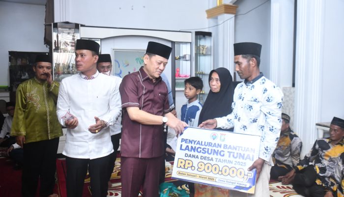 Sekda Kampar Safari Ramadhan di Desa Sungai Agung Perkuat Kepedulian Sosial dan Dukung Program Pemerintah