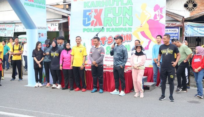 TNI Hadir di Garis Depan,Dandim 0313/KPR Tegaskan Komitmen Jaga Lingkungan Lewat Karhutla Fun Run 2025