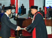 Pengucapan Sumpah/Janji Zulpan Azmi, ST, MT, MM Sebagai Pimpinan Definitif DPRD Kampar