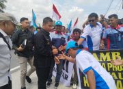 Dugaan pungli di Disnaker kampar, Massa Minta Bupati Bersihkan Pejabat Mental Koruptor