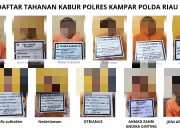 11 tahanan kabur diMapolres Kampar, Anehnya Benarkah Napi Gunakan Gergaji Besi dan Kain sarung, KoK Bisa ?