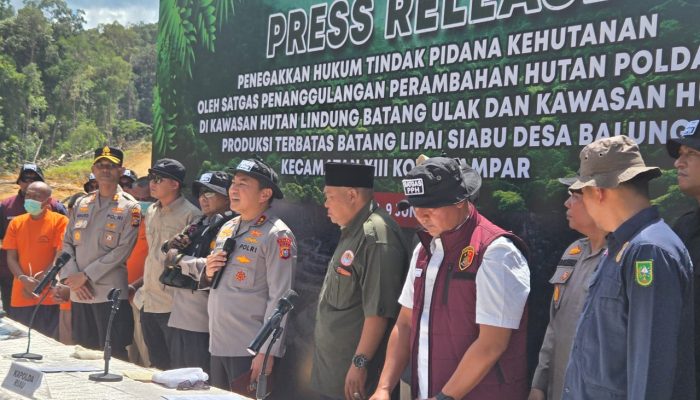 Kapolda Riau Irjen Herry Heryawan Ungkap Perusak Hutan Kawasan Dikampar, Berikut keterangannya