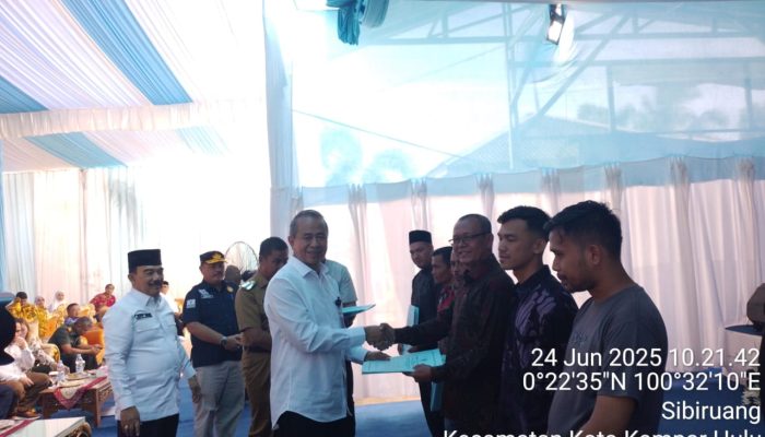 Sinergi Kuat untuk Ekonomi Rakyat Deputi KSP, Bupati Kampar, dan Jefry Noer Resmikan Dapur MBG & MOU Bumdes di Sibiruang