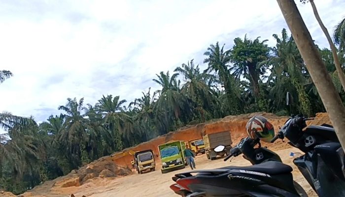 Galian C Ilegal di Tapung Diduga Dibekingi Eks Mantan Anggota DPRD