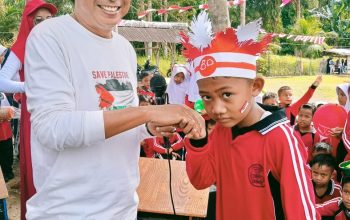 Kepala Desa Bukit Melintang Menyambut Gembira  HUT RI Ke- 80  Bersama Masyarakat