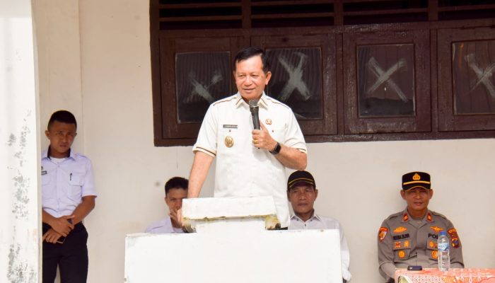 Wakil Bupati Nias Utara Yusman Zega, A.Pi., M.Si Launcing MBG Di Sawo
