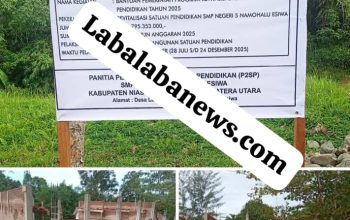 Masyarakat Dukung Program Pemerintah Atas Pembangunan Sekolah SMPN 5 Namohalu Esiwa