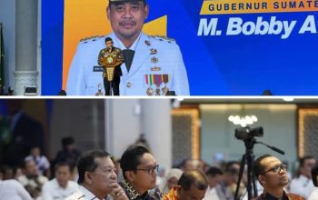 Yusman Zega Hadiri Penyerahan Sertifikat Penyaluran dana DBH Medan