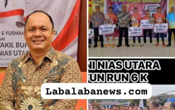 Meriahnya FUN RUN 6K di Nias Utara 230 Peserta Berebut Gelar Juara