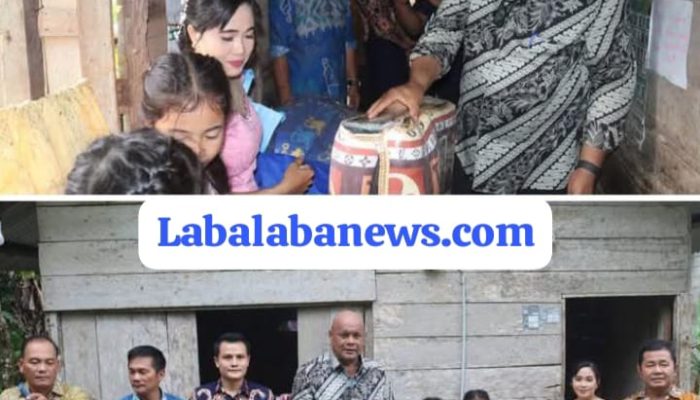 Bupati Nias Utara Serahkan Bantuan Kepada Janda Berkebutuhan Khusus di Lukhu Lase