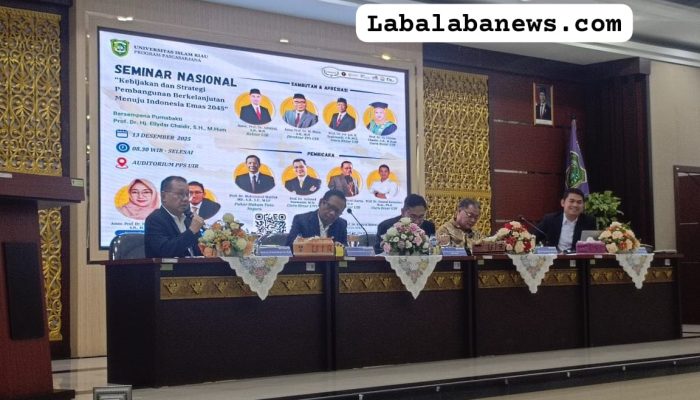 Prof. Mahfud MD Hadiri Seminar, Kebijakan dan Strategi Pembangunan Berkelanjutan Menuju Indonesia Emas 2045 Diriau