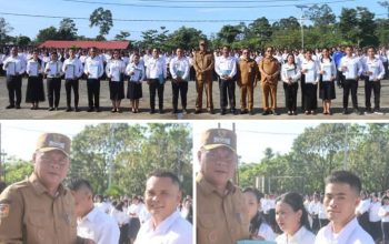 Bupati Nisut Amizaro Waruwu, Serahkan Secara Simbolis 954 SK PPPK Paruh Waktu