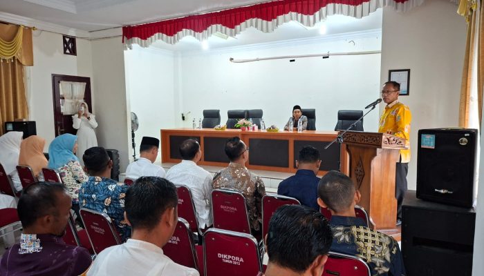 Menyambut Bulan Suci Ramadhan, Plt.Disdikpora Kampar Gelar Silaturrahmi Serta Jajaran Staf