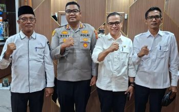 Menjalin hubungan Silaturahmi Disdik Bersama Rombongan Disambut Baik Kapolres Kampar