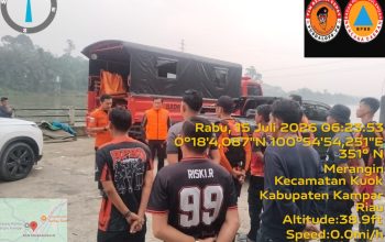 Pencarian Korban Tenggelam, Satgas Sisir 1 Km Sungai Kampar Berikut Penjelasan Pusdalop BPBD