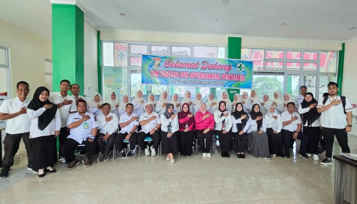 Puskesmas Kuntu berhasil meraih predikat Nilai Terbaik Izin Operasional