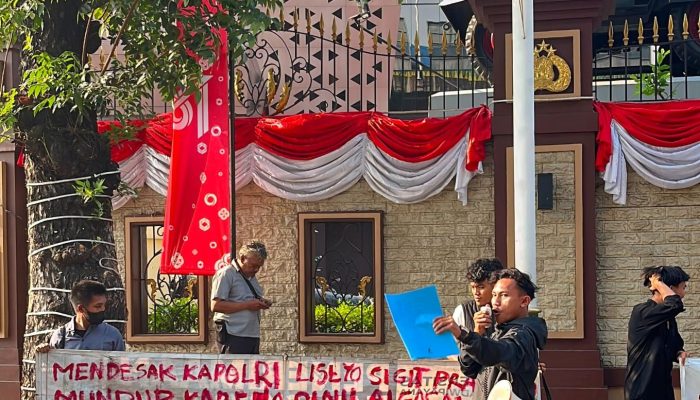 Lagi, AMP2K Gelar Demo Jilid III di Mabes Polri, Desak Kapolri Copot Kapolres Madina