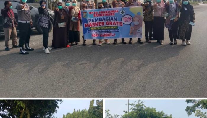 Kondisi Udara Membaik, Sinergi Kapus dan Kapolsek Bangkinang Kota Pastikan Warga Aman dari Sisa Asap