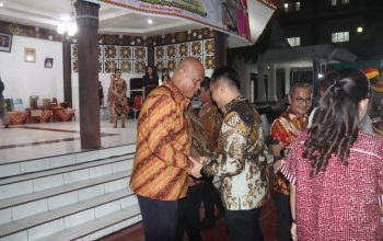 BUPATI DAN WAKIL BUPATI NIAS UTARA HADIRI PISAH SAMBUT KAPOLRES NIAS, TEKANKAN SINERGI JAGA KAMTIBMAS